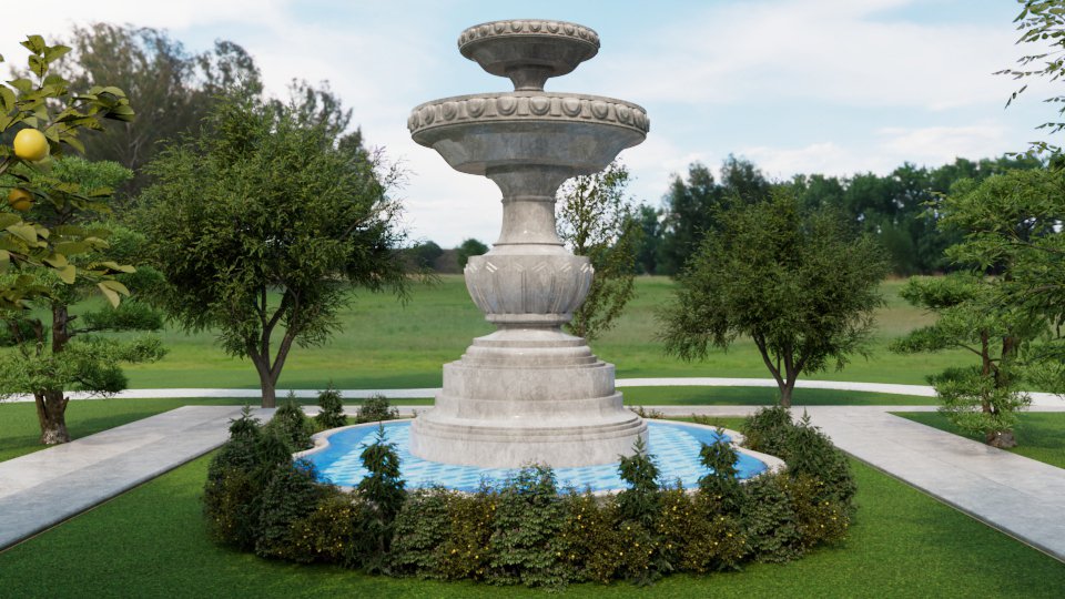 Water Fountain, Garden Design